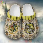 Hufflepuff Harry Potter Cream Unisex Clogs Clog Shoes