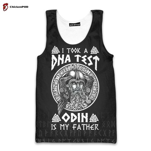 I Took A Dna Test Odin Is My Father Viking Unisex All Over Print Tank Top