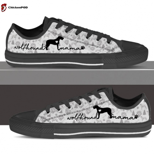 Irish Wolfhound Low Top Shoes Gift for Men Women Sneaker