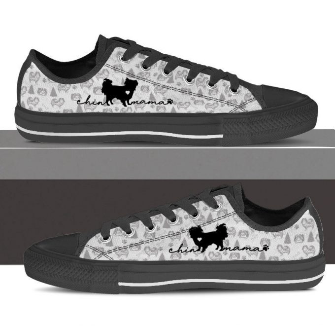 Japanese Chin Low Top Shoes Gift For Men Women Sneaker