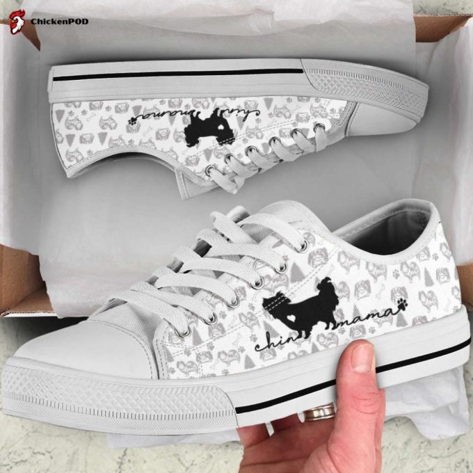 Japanese Chin Low Top Shoes Gift For Men Women Sneaker