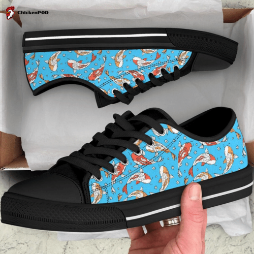 Koi Fish Low Top Shoes Gift for Men Women