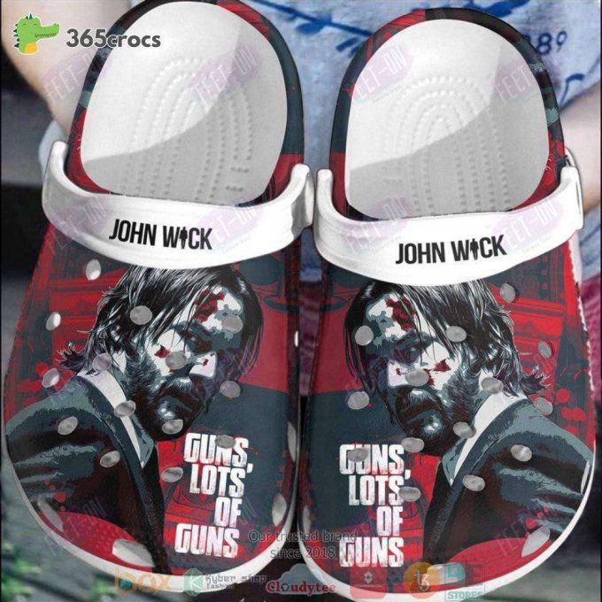 John Wick Guns Lots Of Guns Unisex Clogs Clog Shoes