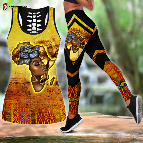 Juneteenth Fan Gifts Africa Combo Legging + Tank Top A