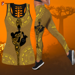 Juneteenth Fan Gifts Africa Combo Legging + Tank Top DA