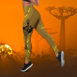 Juneteenth Fan Gifts Africa Combo Legging + Tank Top DA