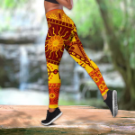 Juneteenth Fan Gifts African Art Combo Legging + Tank Top SN