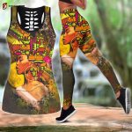 Juneteenth Fan Gifts African Beauty Combo Legging + Tank Top