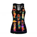 Juneteenth Fan Gifts African Women Combo Legging + Tank Top