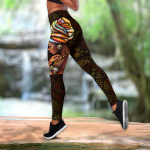 Juneteenth Fan Gifts Personalized Africa Combo Legging + Tank Top AJJ