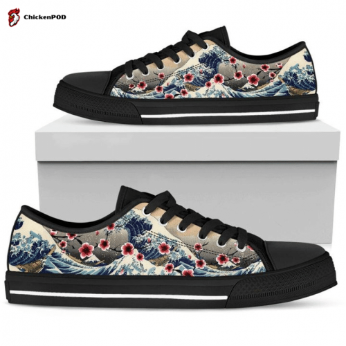 Jungle tropical palm leaf Low Top Shoes Gift for Men Women