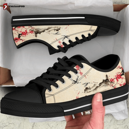 Kanagawa Wave Low Top Shoes Gift for Men Women