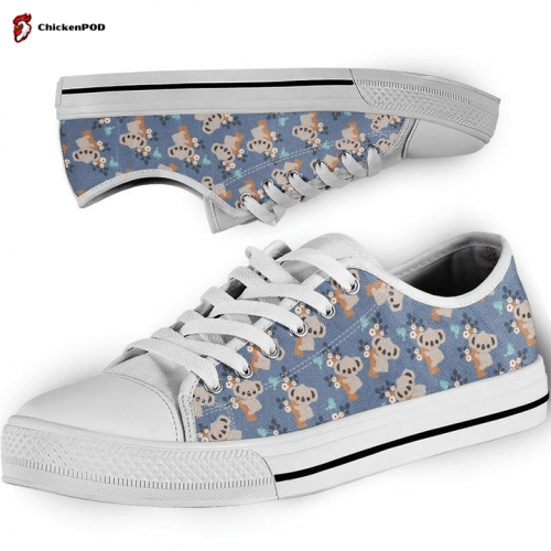 Koala Pattern Low Top Shoes Gift for Men Women