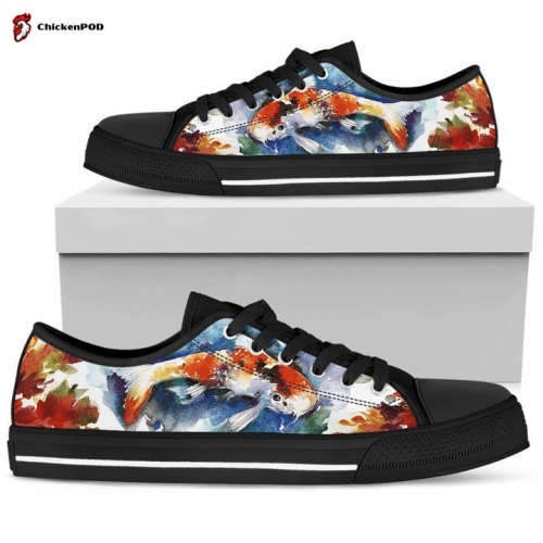 Koi Fish Low Top Shoes Gift for Men Women