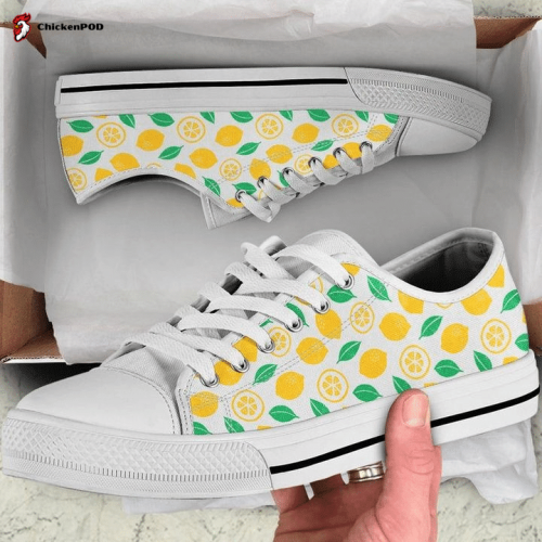 Lemon Low Top Shoes Gift for Men Women