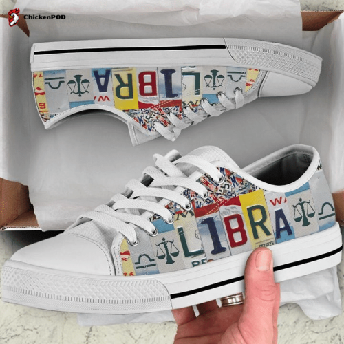 Libra License Low Top Shoes Gift for Men Women