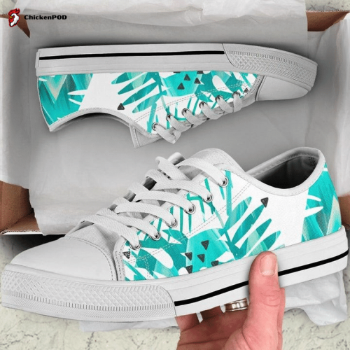 Light Sky Blue Water Surface Low Top Shoes Gift for Men Women