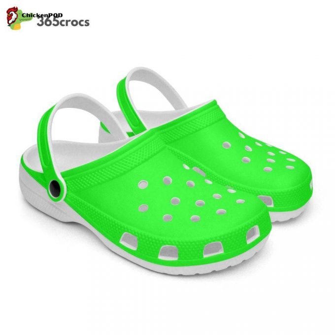 Lime Green Unisex Clogs Clog Shoes