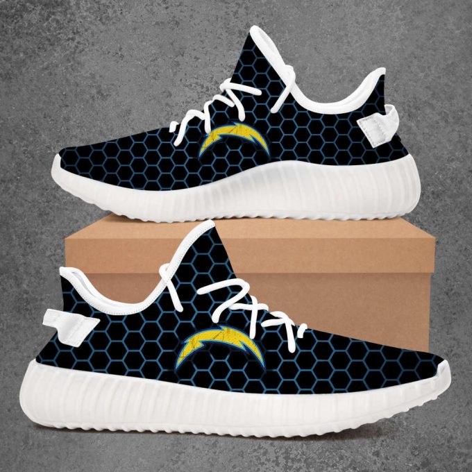 Los Angeles Chargers Nfl Yeezy Sneaker For Fans