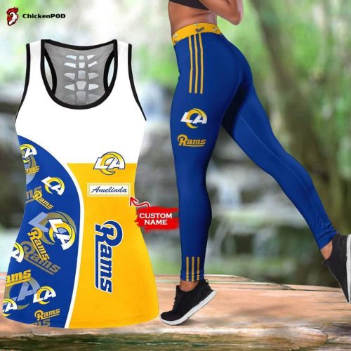 Los Angeles Rams Personalized Leggings And Tank Top Fan Gifts