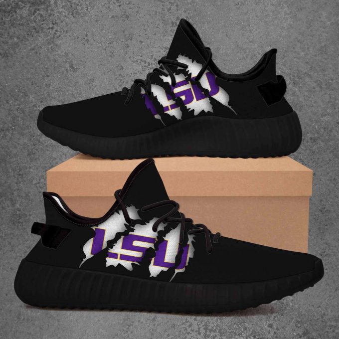 Louisiana State University Tigers Ncaa Yeezy Sneaker For Fans