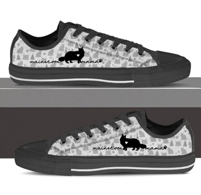 Maine Coon Cat Low Top Shoes Gift For Men Womensneaker