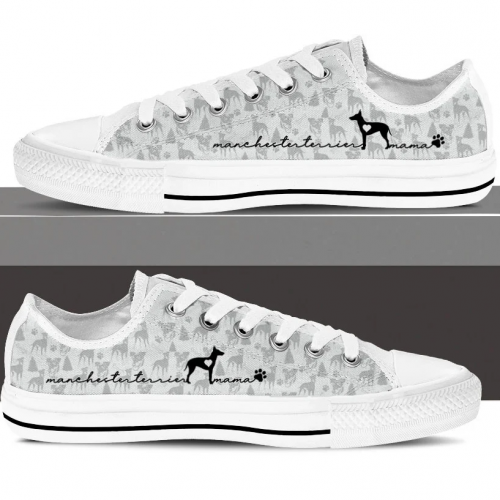 Manchester Terrier Low Top Shoes Gift for Men Women