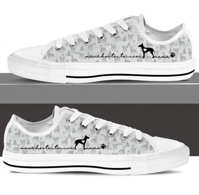 Manchester Terrier Low Top Shoes Gift For Men Women