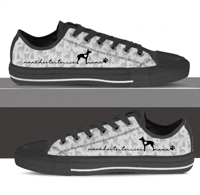 Manchester Terrier Low Top Shoes Gift For Men Women