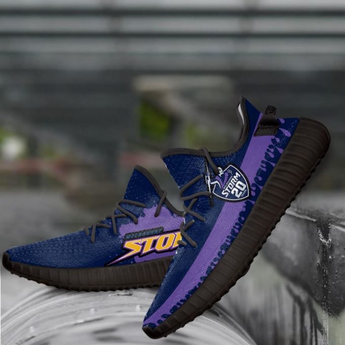 Melbourne Storm Nrl Yeezy Sneaker For Men Women Fans