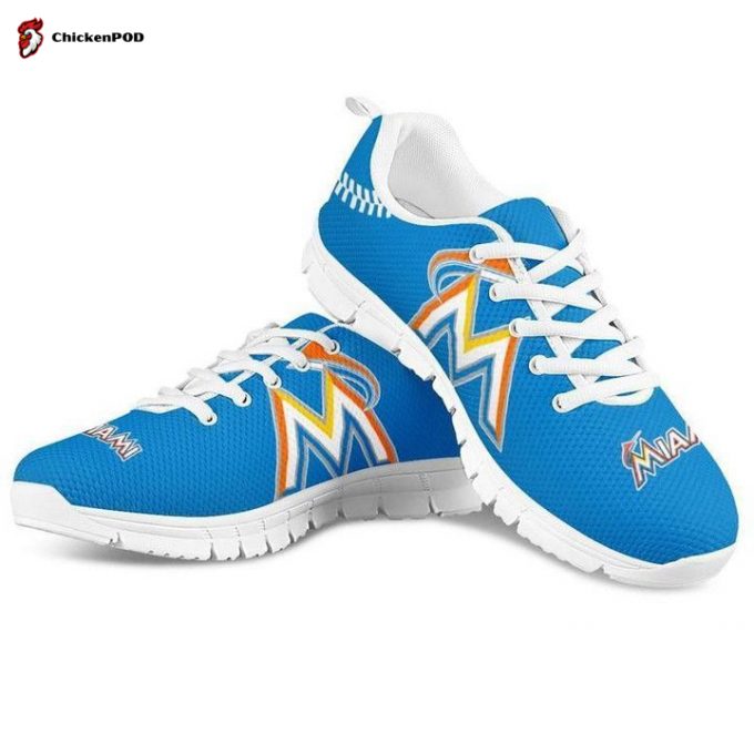 Miami Marlins Unisex Running Shoes For Fans Fan Gifts