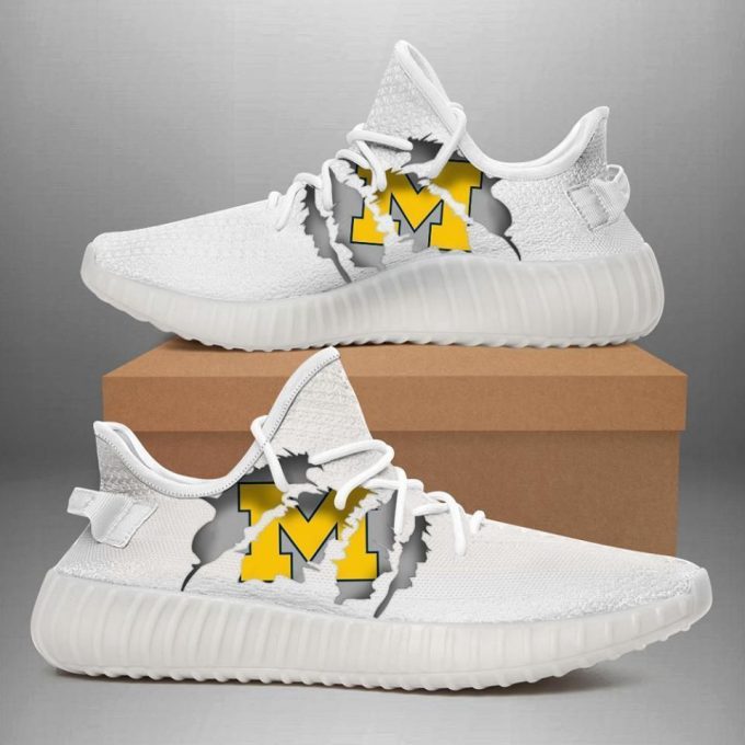 Michigan Wolverines Ripped Nfl Yeezy Sneaker For Fans