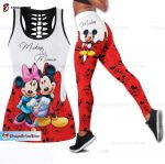 Mickey Mouse Tank Top, Mickey Mouse Leggings, Minnie Mouse Workout Tank, Disney Minnie Yoga Leggings, Disney Mouse Tank, Women Leggings