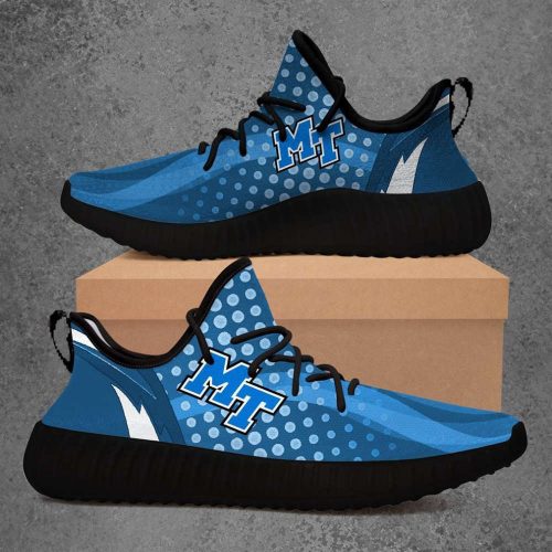 Middle Tennessee Blue Raiders NCAA Yeezy Sneaker For Fans