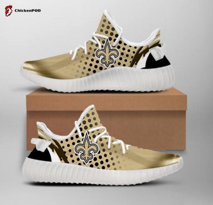 New Orleans Saints Nfl Yeezy Sneaker For Fans