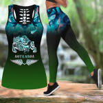 New Zealand Maori Bulldog Tank Top & Leggings Outfit For Women