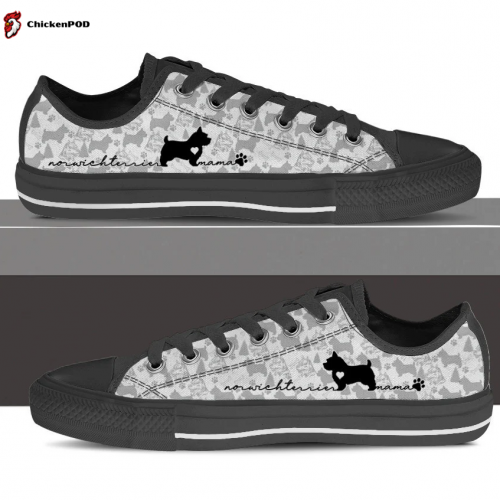 Norwich Terrier Low Top Shoes Gift for Men Women