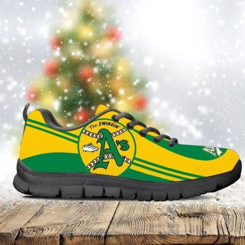 Oakland Athletics Unisex Running Shoes For Fans Fan Gifts