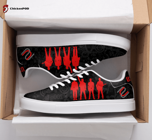 One Life Black Stan Smith Low Top Shoes Gift for Men Women