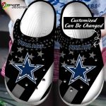 Personalized Football D.Cowboys Star New Unisex Clogs Clog Shoes