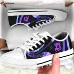 Personalized Holo Aquarius Customized Low Top Shoes Gift for Men Women Sneaker