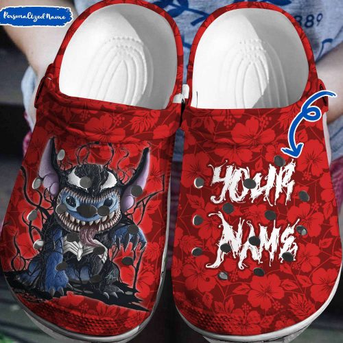 Personalized Stitch Venom Stitchom Unisex Clogs 3D Clog Shoes