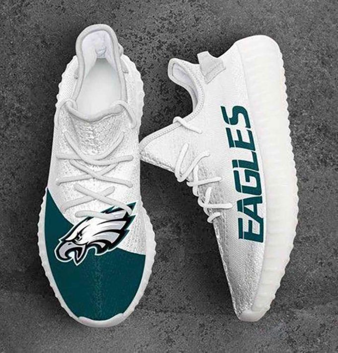 Philadelphia Eagles Nfl Yeezy Sneaker For Fans