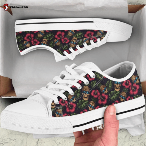 Pig Mom Paid Floral Low Top Shoes Gift for Men Women