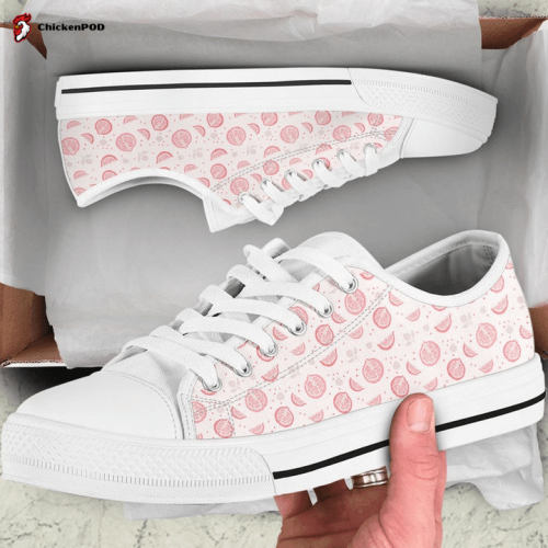 Pomegranate Low Top Shoes Gift for Men Women