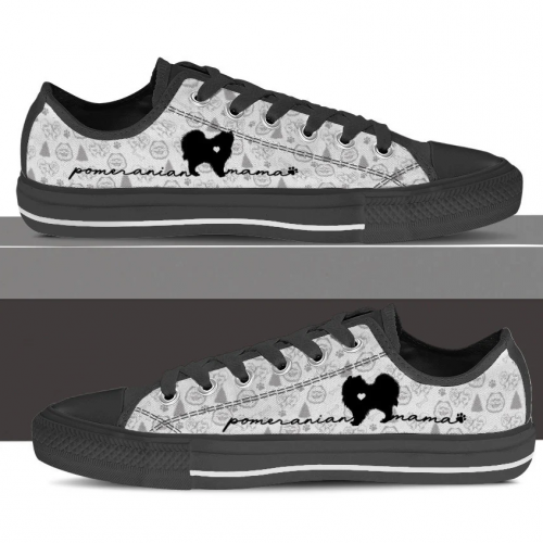 Pomeranian Low Top Shoes Gift for Men Women Sneaker