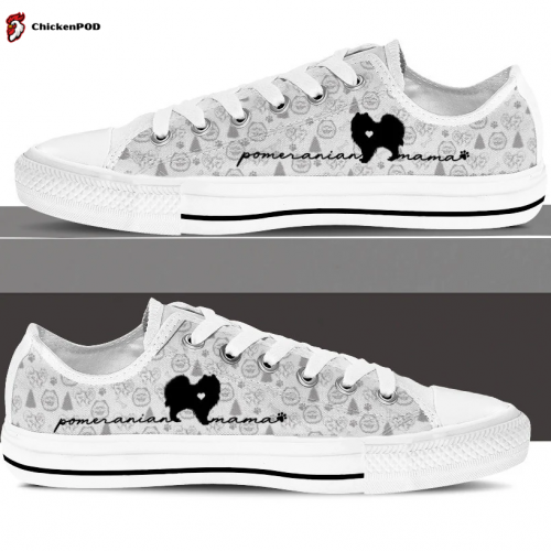 Pomeranian Low Top Shoes Gift for Men Women Sneaker