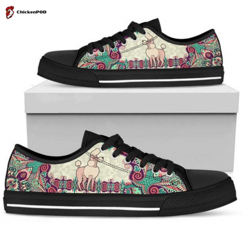 Poodle Dog Lover Low Top Shoes Gift for Men Women