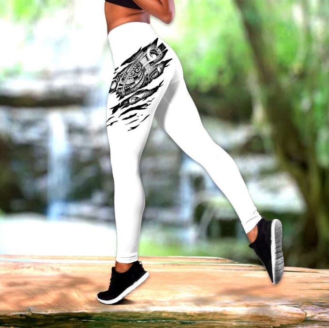 Proud To Be A Polynesian 3D Tattoo Legging &Amp; Tank Top