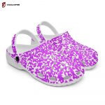 Purple Speckled Unisex Clogs